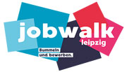 1. jobwalk Leipzig am 24. August 2024 auf dem Augustusplatz Logo